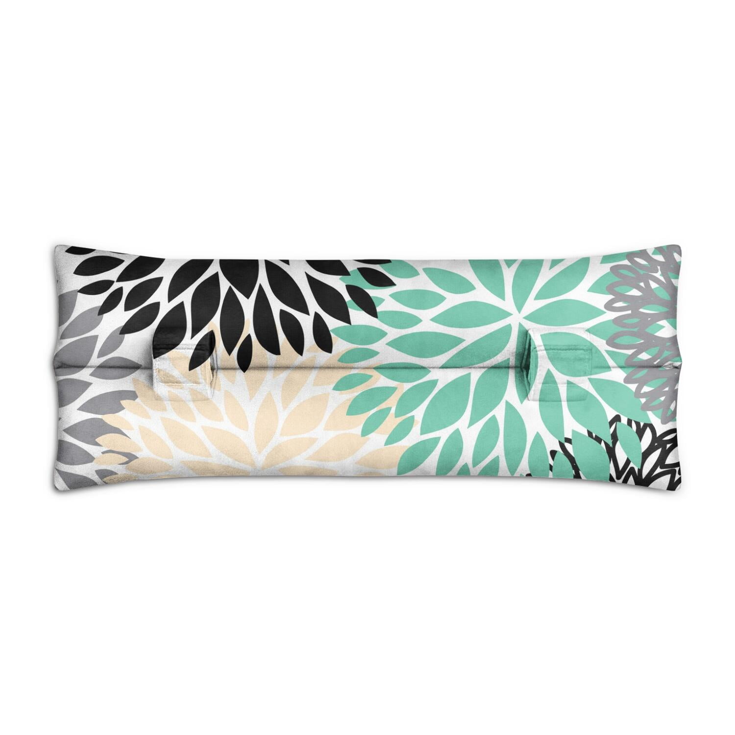 Post-Op Seat Belt Cushion Protective Pillow for Mastectomy & Heart Surgery, Durable Fabric (Geometric Print)