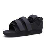 Post Op Shoe - Lightweight Medical Walking Boot with Adjustable Strap -Orthopedic Recovery Cast Shoe for Post Surgery,Fractured Foot, Injured Toes, Stress Fracture, Sprains -Left or Right Foot（Large)