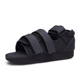 Post Op Shoe - Lightweight Medical Walking Boot with Adjustable Strap - Orthopedic Recovery Cast Shoe for Post Surgery, Fractured Foot, Injured Toes, Stress Fracture, Sprains - Left or Right FootXS)