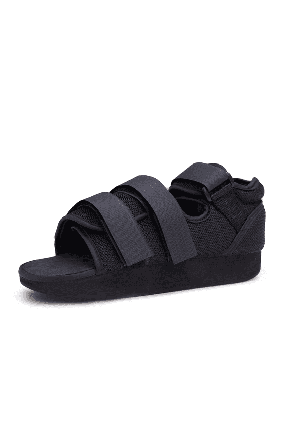 Post Op Shoe - Lightweight Medical Walking Boot with Adjustable Strap - Orthopedic Recovery Cast Shoe for Post Surgery, Fractured Foot, Injured Toes, Stress Fracture, Sprains - Left or Right FootXS)