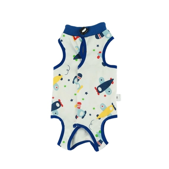 Post-Operative Cat Recovery Suit with Soft Cotton Design, Protects Incisions and Promotes Comfortable Healing Process