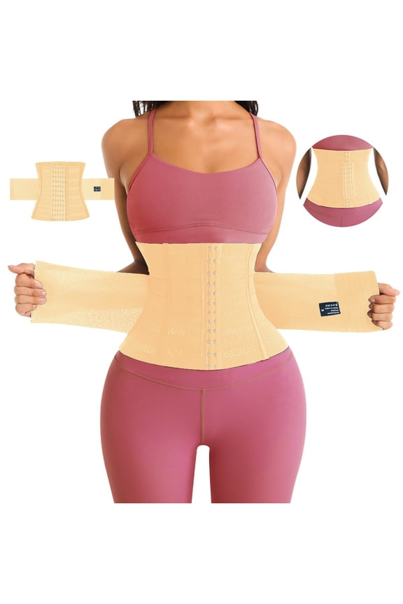Post Partum Belly Wrap Postpartum Support Belt Abdominal Support Belt For Women & Men Compression Waist Trainer Belly Band Postpartum Abdominal Compression Garment Waist Trainer Women