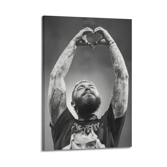 Post Poster Malone Painting Vintage Poster Picture Print Wall Art Poster Painting Canvas Posters Artworks Gift Room Aesthetic