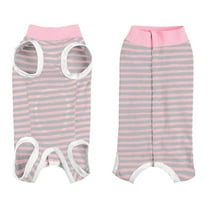 Post Recovery Suit for Dogs and Cats with Convenient Pee Hole Alternative to E Collar Protective Pet Body Wear Comfortable Spay Neuter Garment