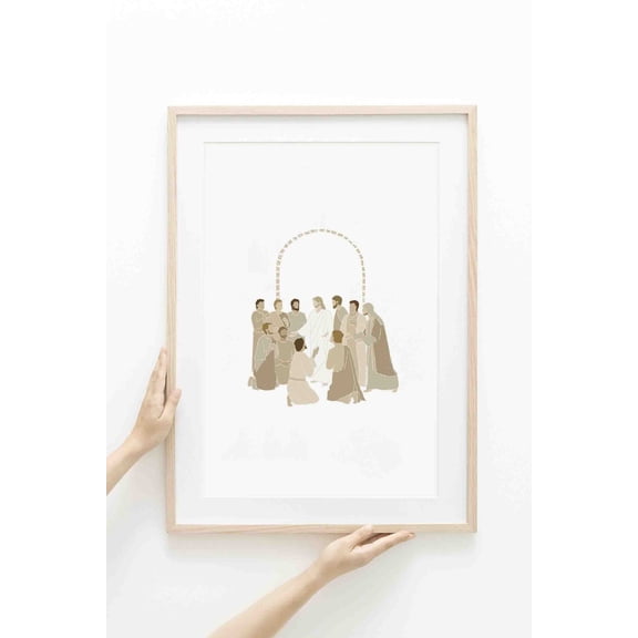 Post Resurrection Appearance Poster, Unframed Paper Poster 8x10in