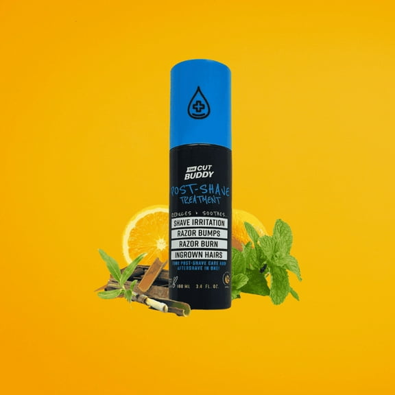 The Cut Buddy Post Shave Irritation Solution (Citrus Scent, 3.4 oz)