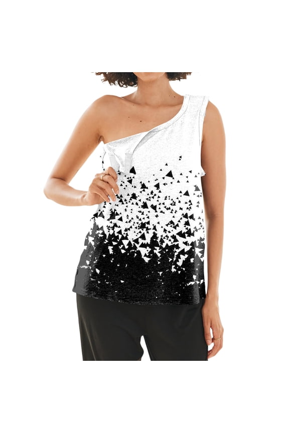 Post Shoulder Surgery Shirts for Women Tear Away Snap Button Rotator Cuff Shirt Mastectomy Chemo Port Access Tank Tops