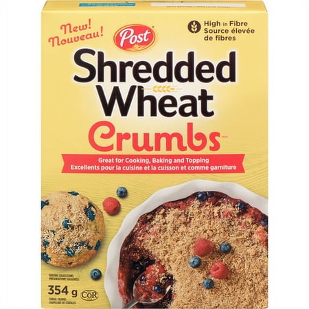 Post Shredded Wheat Crumbs, 354g/12.4 oz. Box{Imported from Canada}