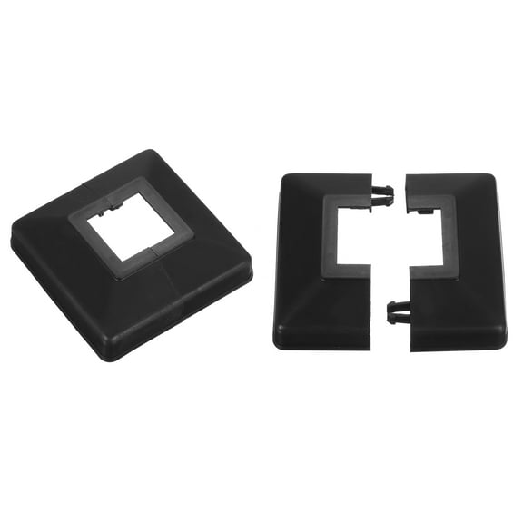 Post Skirt, 2 Pack 30x30mm Plastic Post Base Cover Trim Skirt,88x88mm(Overall)