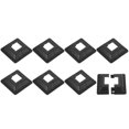 thumbnail image 1 of Post Skirt, 8 Pack 25x25mm Plastic Post Base Cover Trim Skirt,72x72mm(Overall), 1 of 6