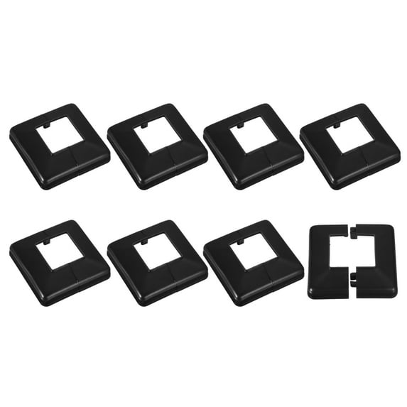 Post Skirt, 8 Pack 50x50mm Plastic Post Base Cover Trim Skirt,113x113mm(Overall)