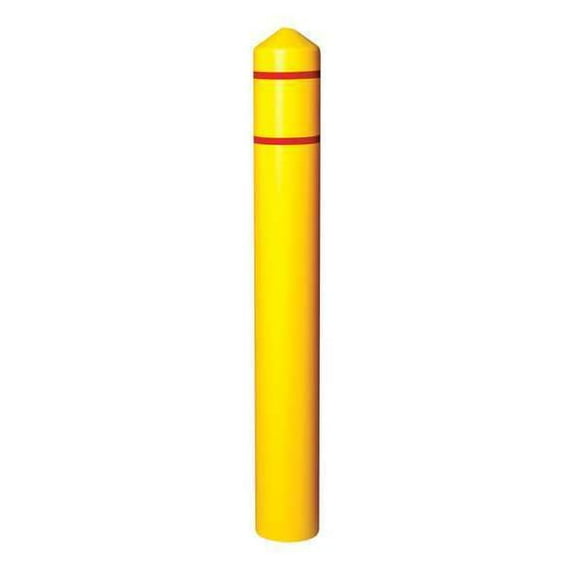 Manufacturer Varies Bollard Cover ,Yellow ,5 3/10 in Dia 1735YRS