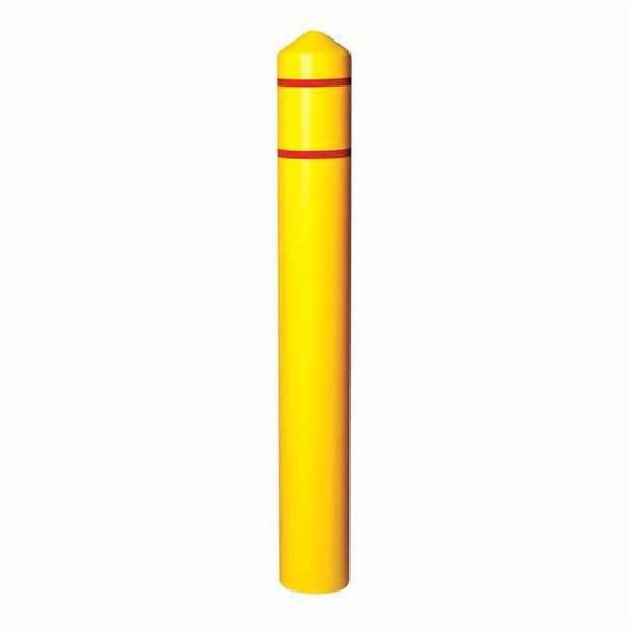 Manufacturer Varies Bollard Cover ,Yellow ,5 3/10 in Dia 1735YRS