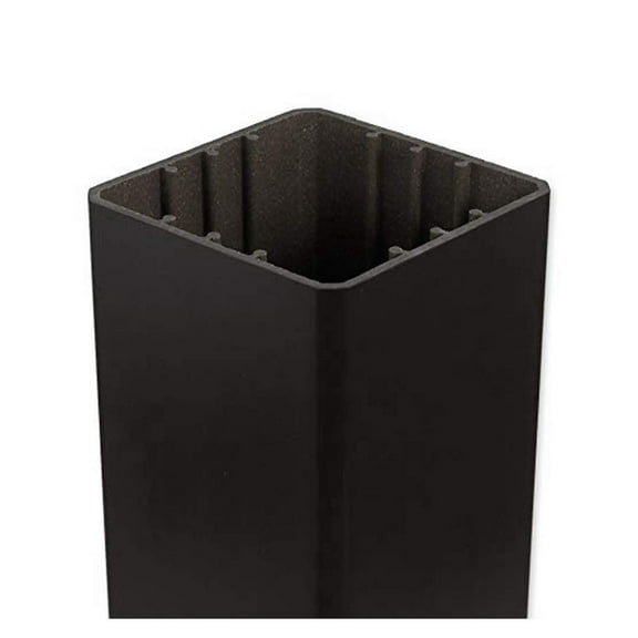 Post Sleeve 4x4 - Charcoal Black - 39 Inch Deck Post Cover - Composite Sleeve for Outdoor Railing & Deck Posts - Building Code Compliant