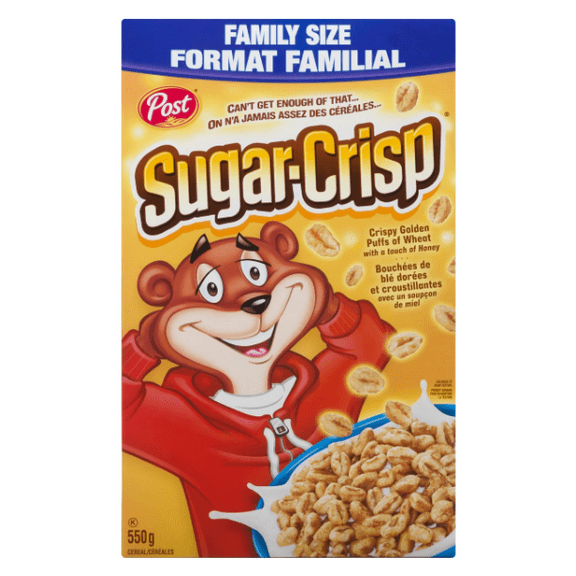 Post Sugar Crisp Cereal 550 g
