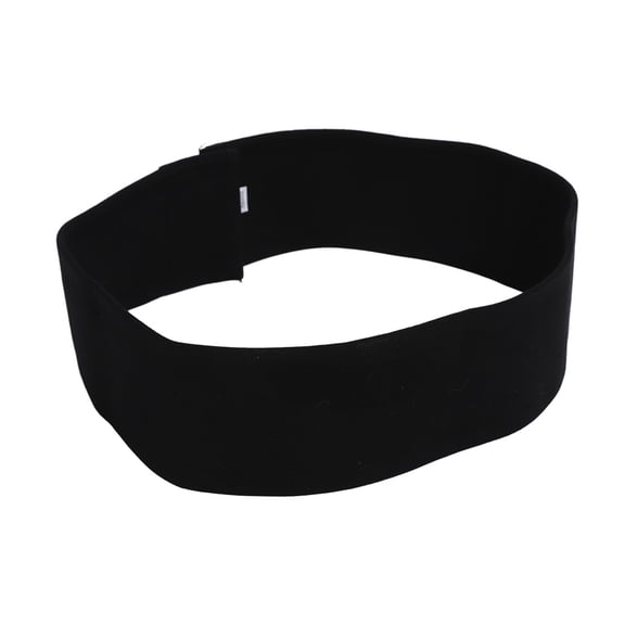 Post Surgery Breast Support Band Cotton Elastic Implant Stabilizer Compression Strap for Optimal Medical Recovery and Active Exercise, Black, M (15 inches / 38.1 cm)