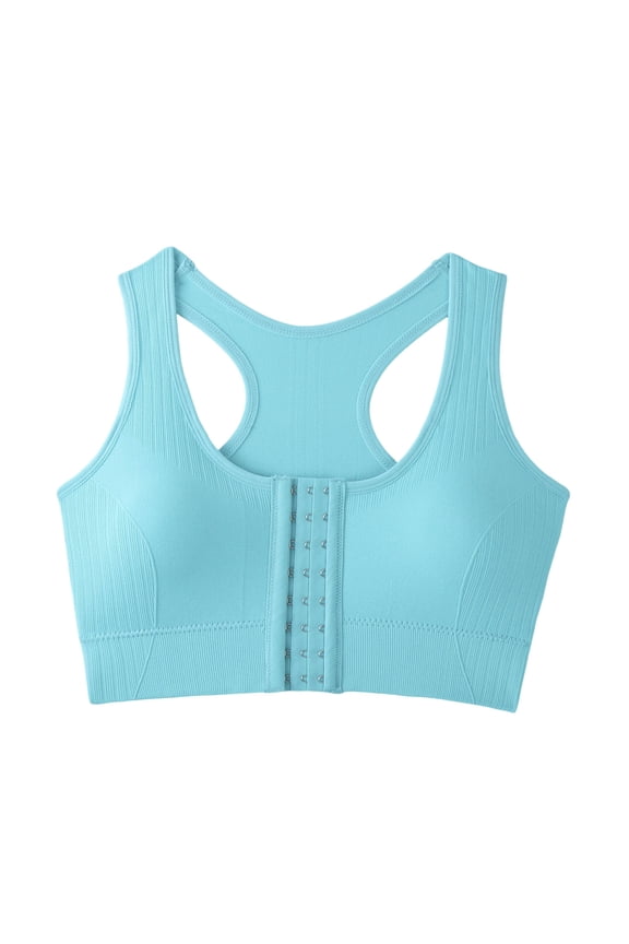 Post Surgery Compression Bra for Women's Front Closure Bra with Adjustable Straps Wirefree