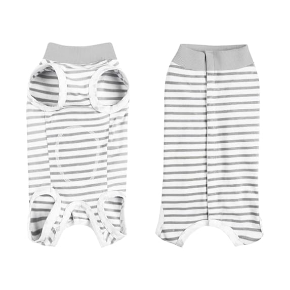 Post-Surgery Dog Recovery Suit - with Pee Hole, Spandex - for Small/Medium Pets, Alternative to E-Collar, Breathable & Reusable
