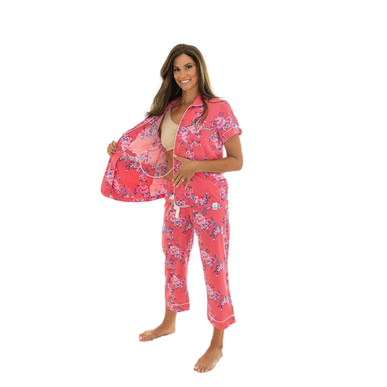 Post Surgery Mastectomy, Breast Cancer, Tummy Tuck Recovery Pajamas with  Internal Drainage Pockets by Gownies…Recovery Pajama Set, PJ Set For Women