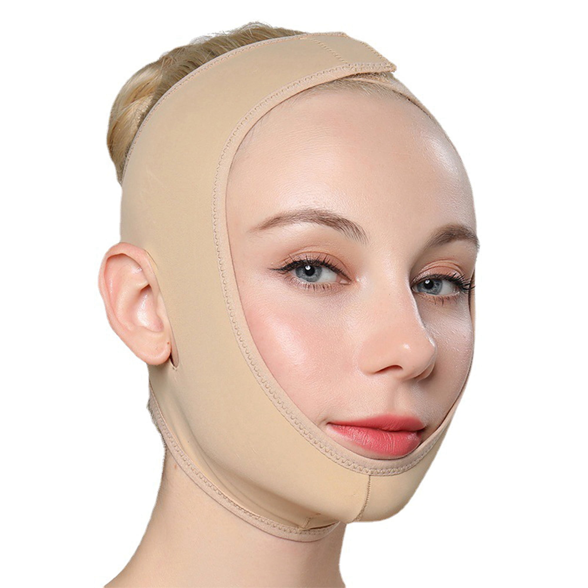 Post Surgery Neck and Chin Compression Garment Wrap Bandage for Women