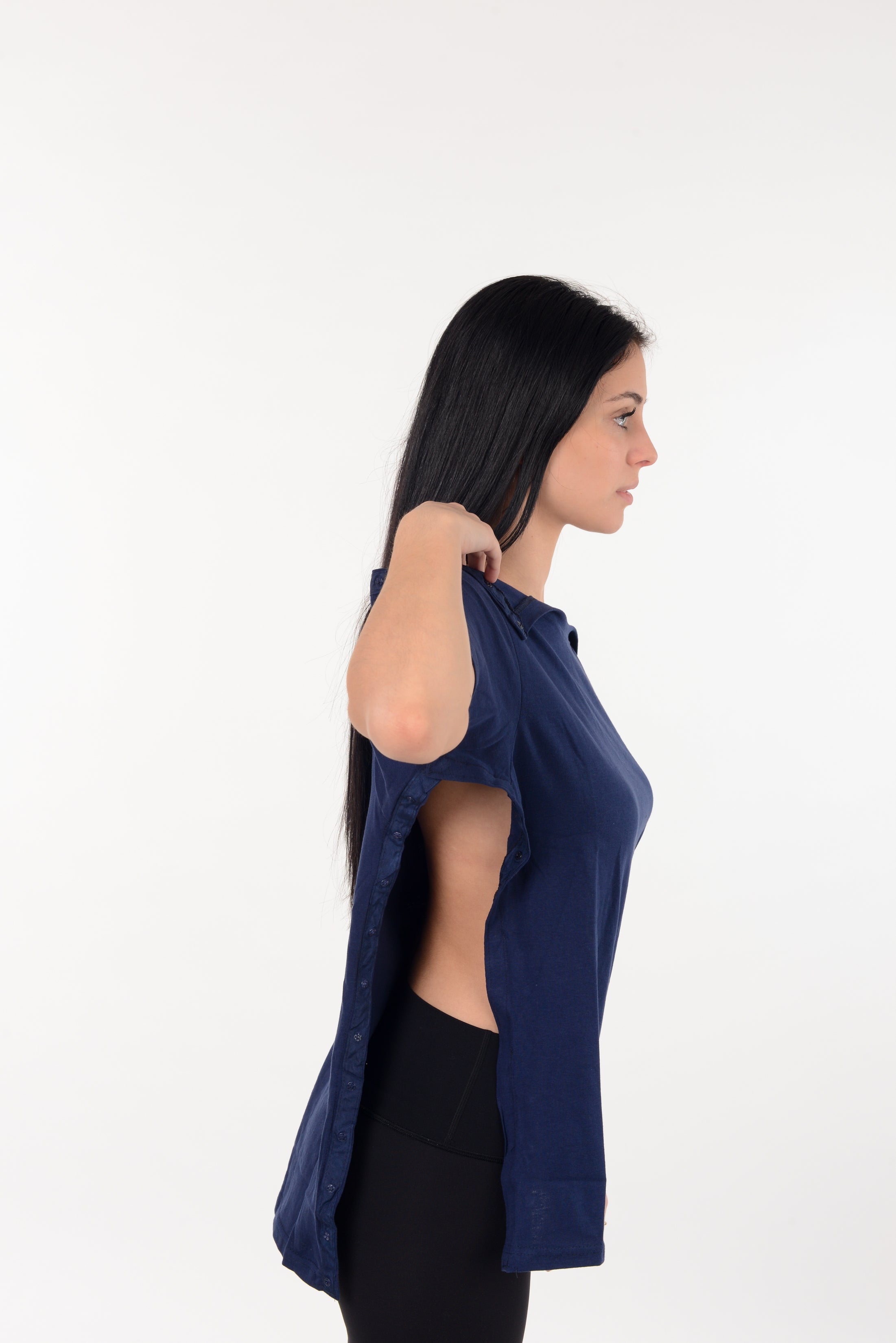 Landofgenie Medisch Tanktop voor Vrouwen - Postoperatieve Kleding voor Schouder/Chemo - Drukknoop Tanktop