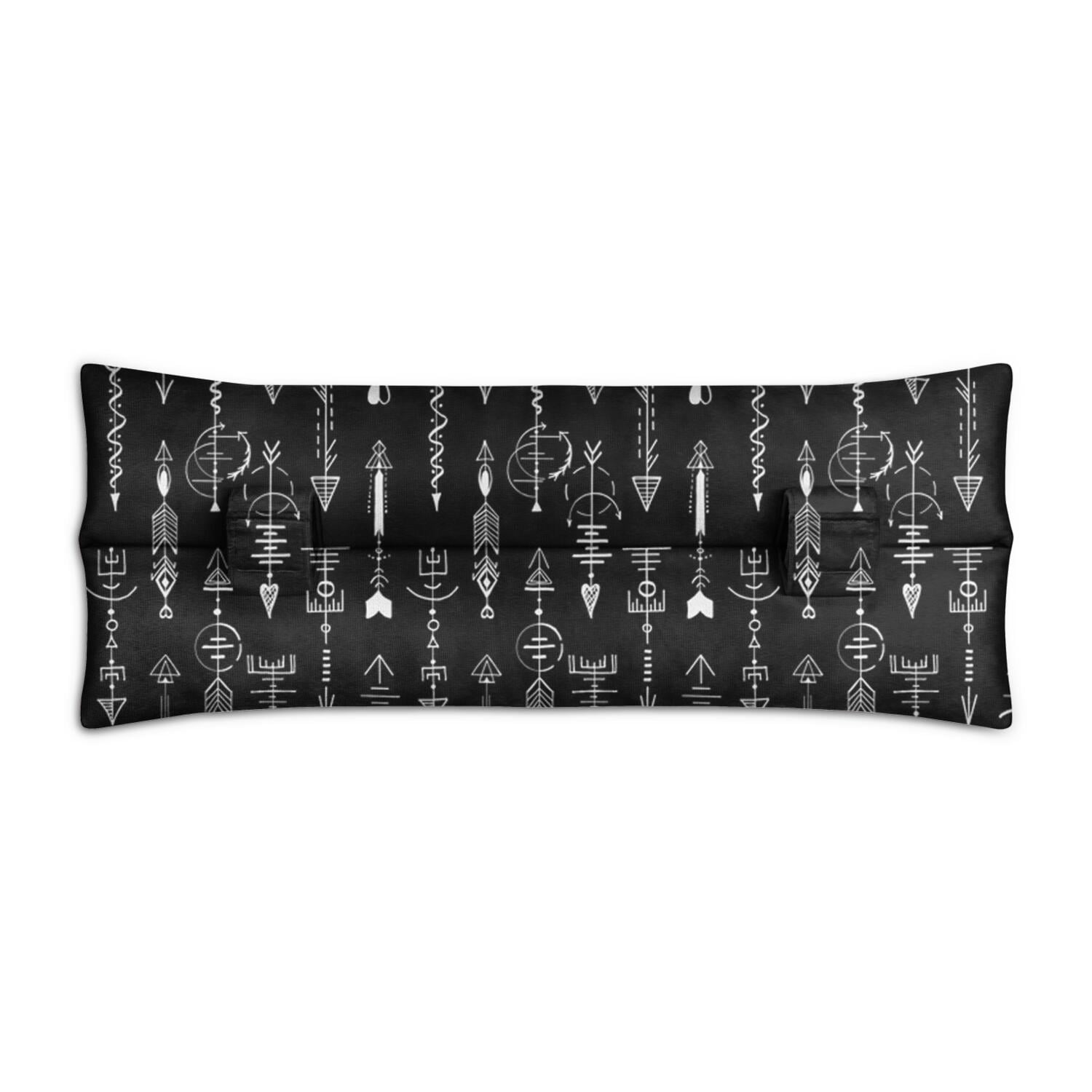 Post-Surgery Seat Belt Pillow Comfortable Mastectomy Cushion for Chemo Port Protection (Abstract Design)
