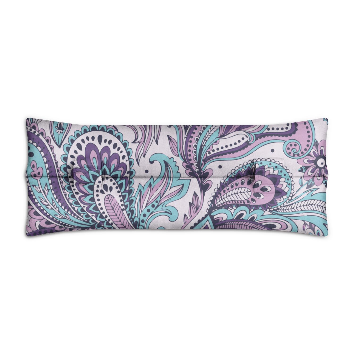 Post-Surgery Seat Belt Pillow Comfortable Mastectomy Cushion for Chemo Port Protection (Abstract Design)