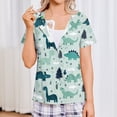 thumbnail image 1 of Post Surgery Shirts for Women Short Sleeve Funny Print Tear Away Tops with Drain Pockets Postoperative Care Tops Shoulder Surgery Shirts for Women Adaptive Clothing, 1 of 7
