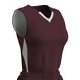 thumbnail image 1 of Post Up Reversible Basketball Jersey, Girls' Medium, Maroon and White, 1 of 2