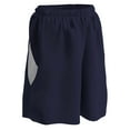 thumbnail image 1 of Post Up Reversible Basketball Shorts, Girls' Small, Navy and White, 1 of 2