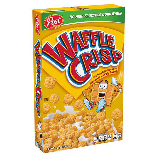 Post Waffle Crisp Cereal, 11.5 Oz