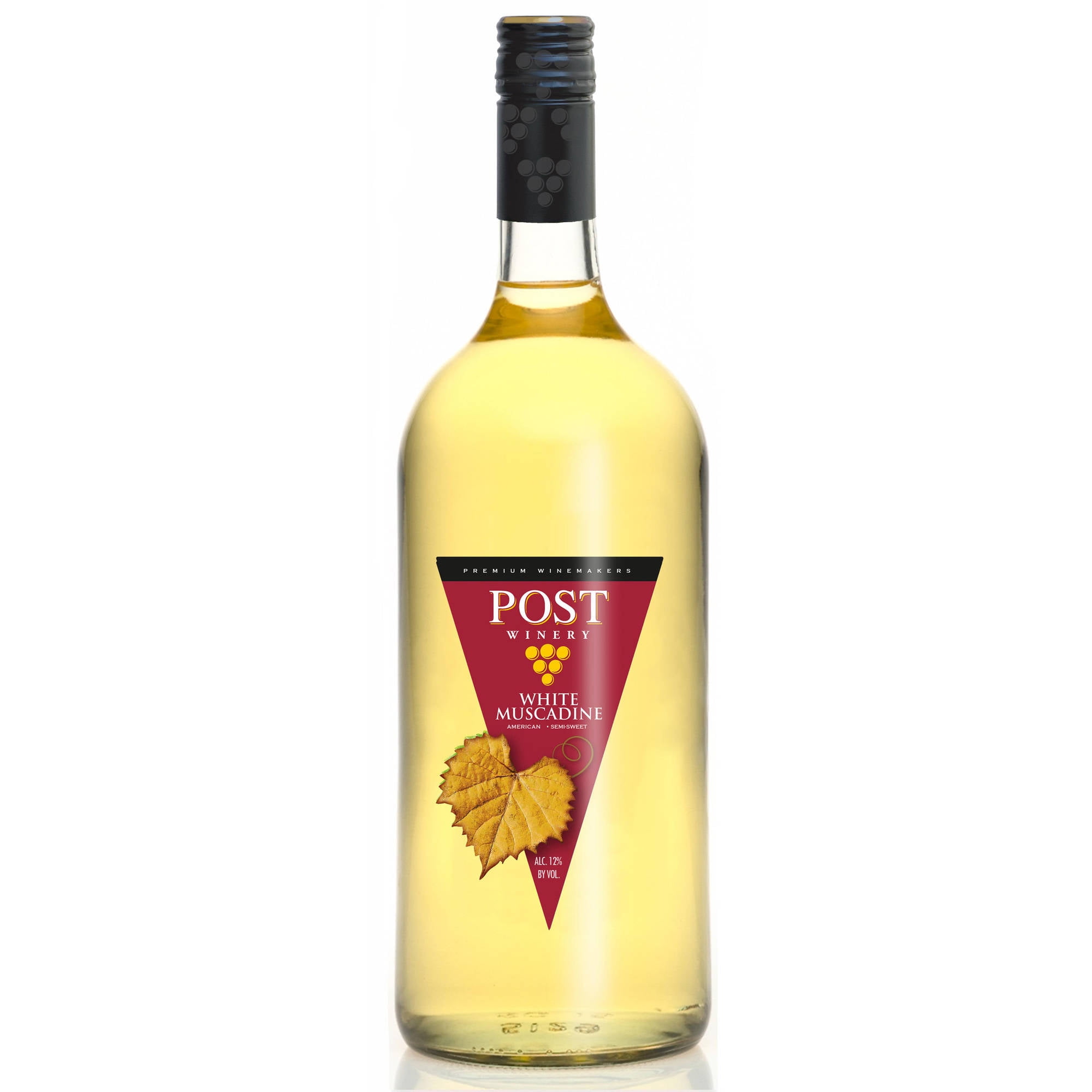 Post Winery White Muscadine White Wine, Arkansas, 1.5 L Glass Bottle