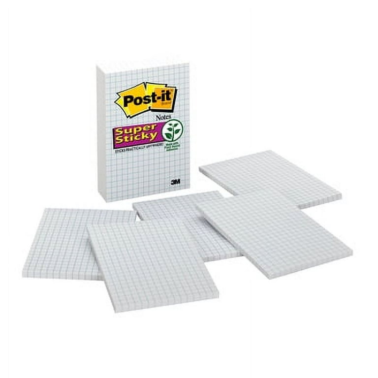 Grid Notes, Quad Ruled, 4 Grid Notes, Quad Ruled, 4