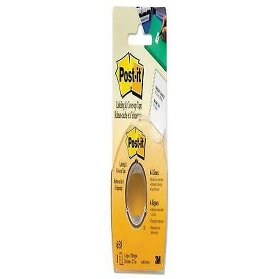 Post-it 2PK Labeling and Cover-Up Tape, Non-Refillable, Clear Applicator, 1\" x 700\"