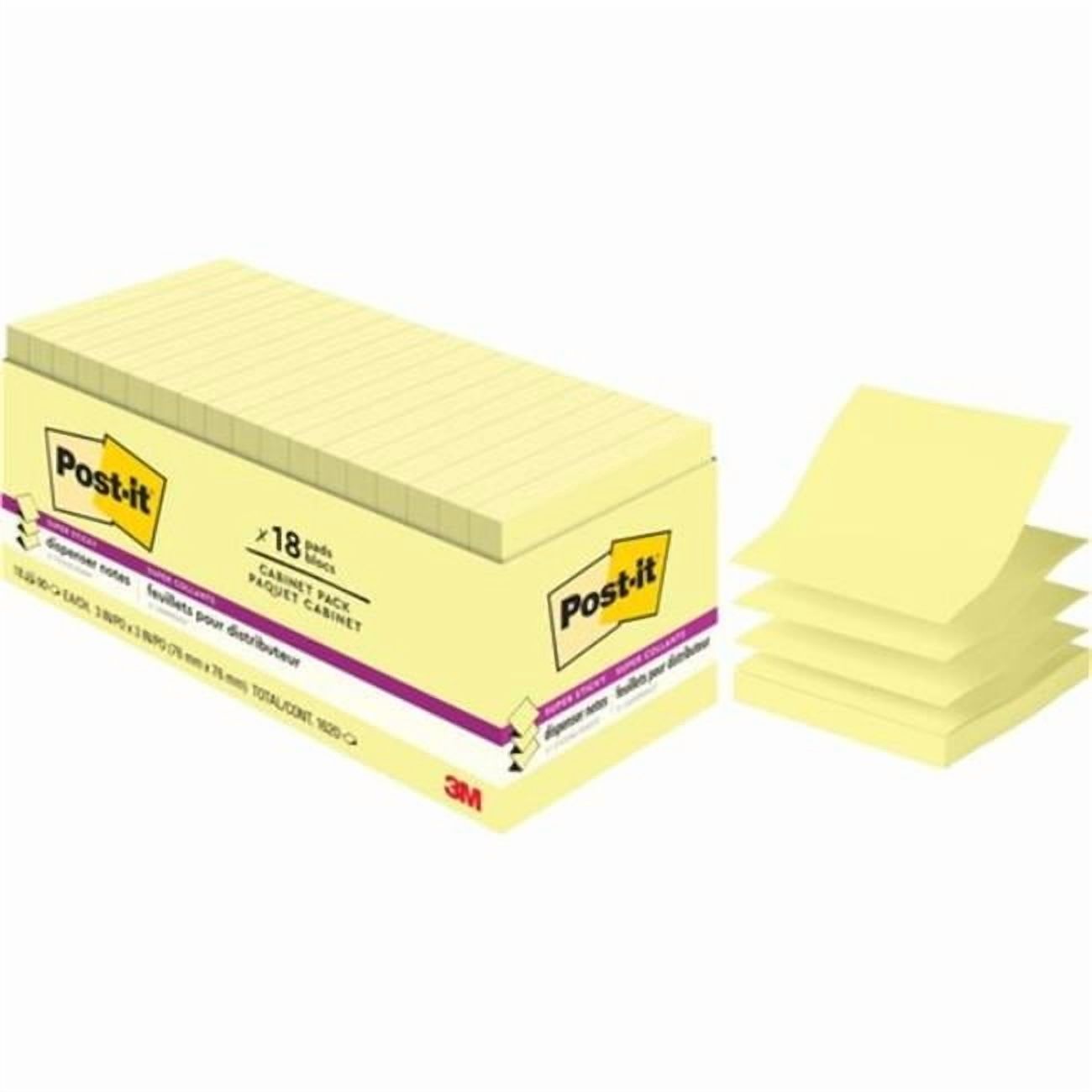 Post-it  3 x 3 in. Super Sticky Notes Cabinet Pack