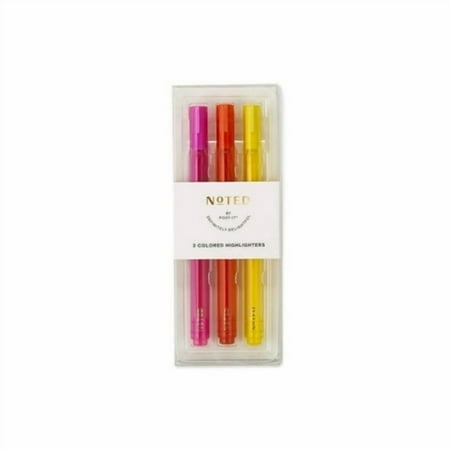 Post-it 3ct Highlighter Markers - Warm Tones