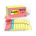 thumbnail image 1 of Post-it Dispenser Pop-up Notes Value Pack, 3 in x 3 in, Canary Yellow, 14 Pads + 4 Assorted Color Pads, 1 of 15