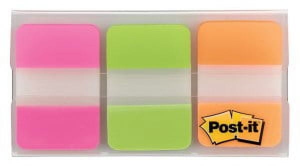 Post-it Divider Tabs 686-PGOT, 1 in x 1.5 in (25,4 mm x 38,1 mm)