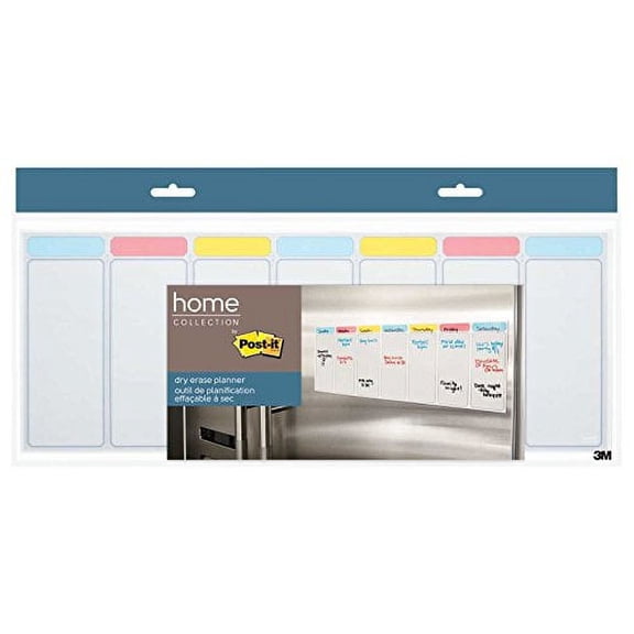 Post-it Dry Erase Planner, 6 x 16 Inches in Royal Modern Antiquity Pattern with Removable Adhesive (600-HCR)