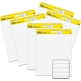 thumbnail image 1 of Post-it; Easel Pads - 30 Sheets - Ruled25"30" - Self-stick, Resist Bleed-through, Handle, Sturdy Backcard, Universal Slot, Repositionable, Adhesive Backing - 6 / Carton, 1 of 1