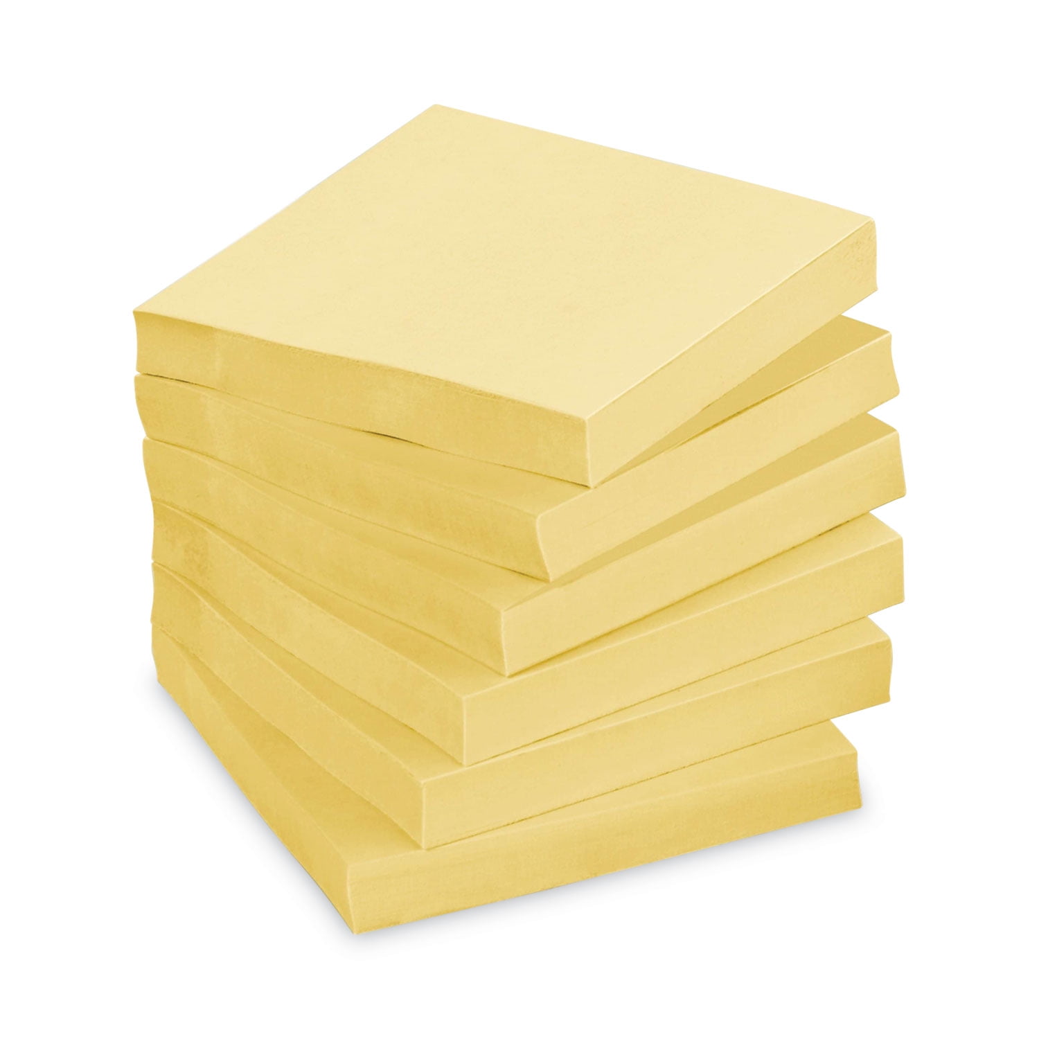 Post-it Greener Notes Original Recycled Note Pad Cabinet Pack, 3\\