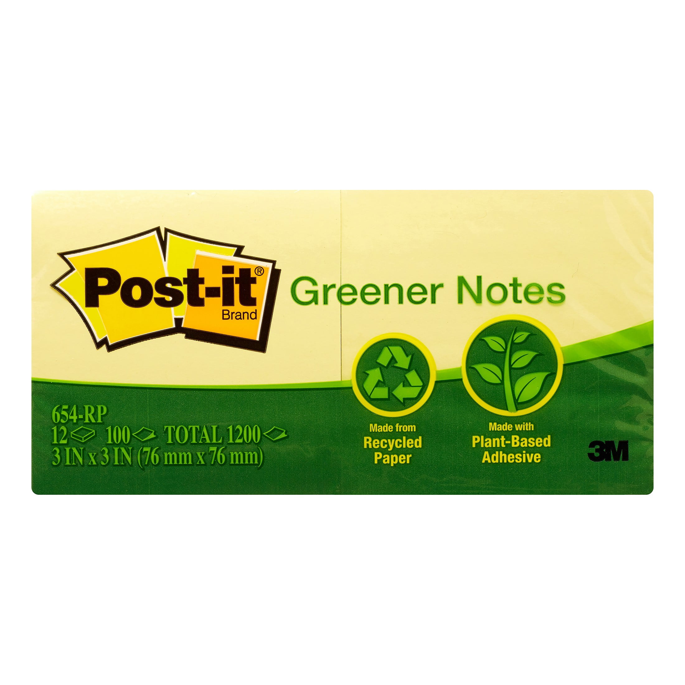  3M Post-It Notes, Original Pads, 3 X 3 Inches, 100
