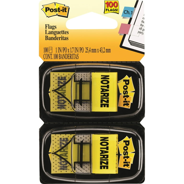 Amazon.com : Post-it Notarize Flags, 50/Dispenser, 2