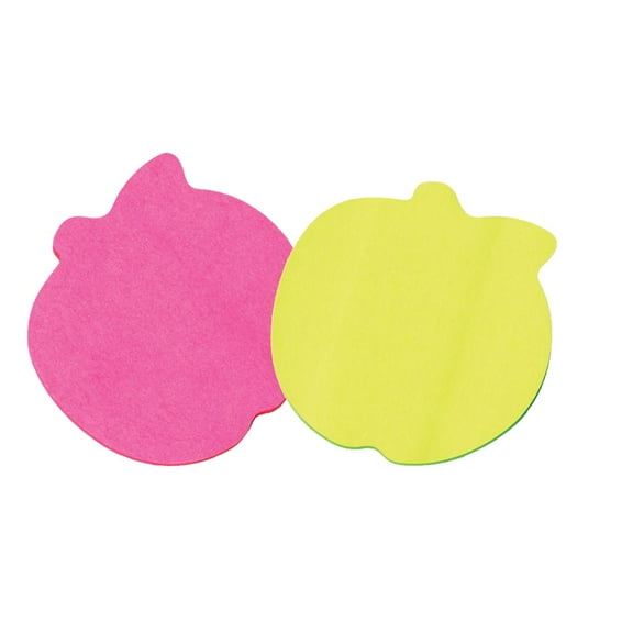 Post-it Note Shapes - Apple, Pkg of 2, 3" x 3"