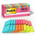 thumbnail image 1 of Post-it Notes, 3 in x 3 in, Poptomistic Collection, 18 Pads, 1 of 15