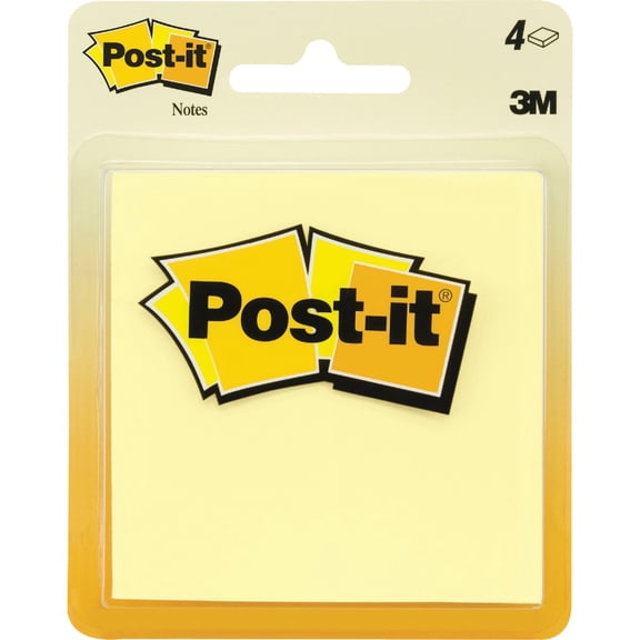 Post-it Notes 4 CT (Pack of 3)