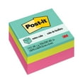 thumbnail image 1 of Post-it Original Cubes, 3" x 3", Aqua Wave Collection, 400 Sheets Per Cube, 1 of 8