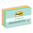 thumbnail image 1 of Post-it Original Pads in Beachside Cafe Collection Colors, 3" x 5", 100 Sheets Per Pad, 5 Pads Per Pack, 1 of 5