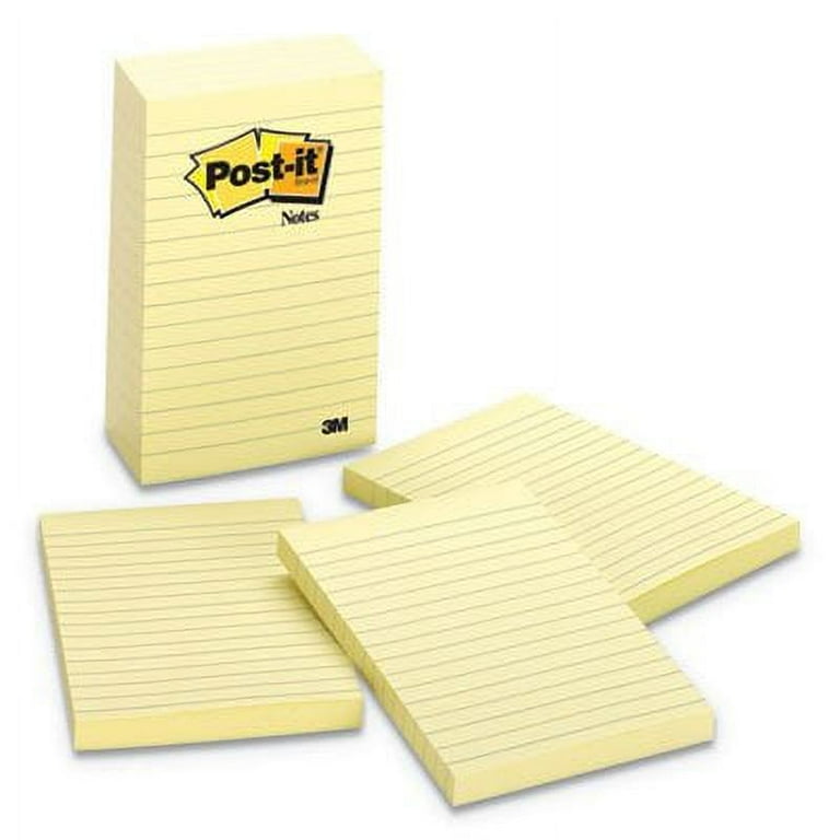 Original Pads in Canary Yellow, Note Ruled, 4 Original Pads in Canary Yellow, Note Ruled, 4