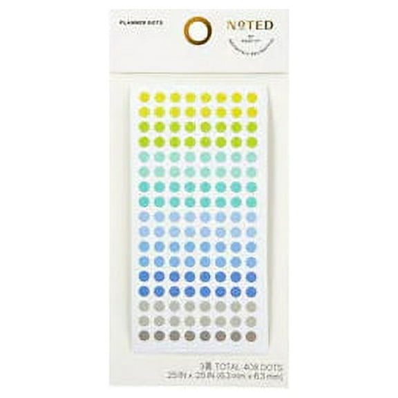 Post-it Planner Dot Stickers - Green/Blue